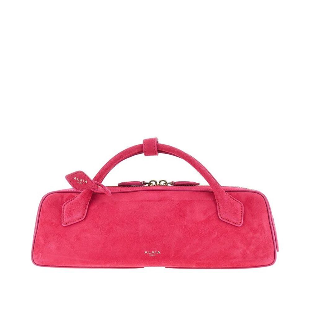 Alaia Women Suede Leather 'Le Teckel' Clutch